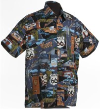 Route 66 Hawaiian shirt